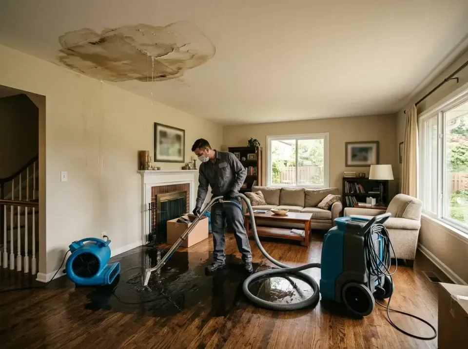 attic-pipe-burst-ceiling-drip-008 — frequently asked questions, Water Damage Restoration & Carpet Care in Coal Valley, IL